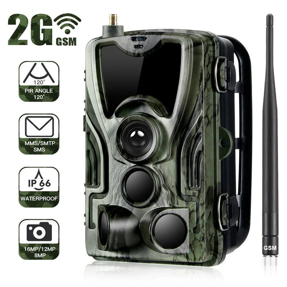 Caméra de chasse-Piège photographique HC801A Vision nocturne Déclenchement Surveillance 1080P 16MP