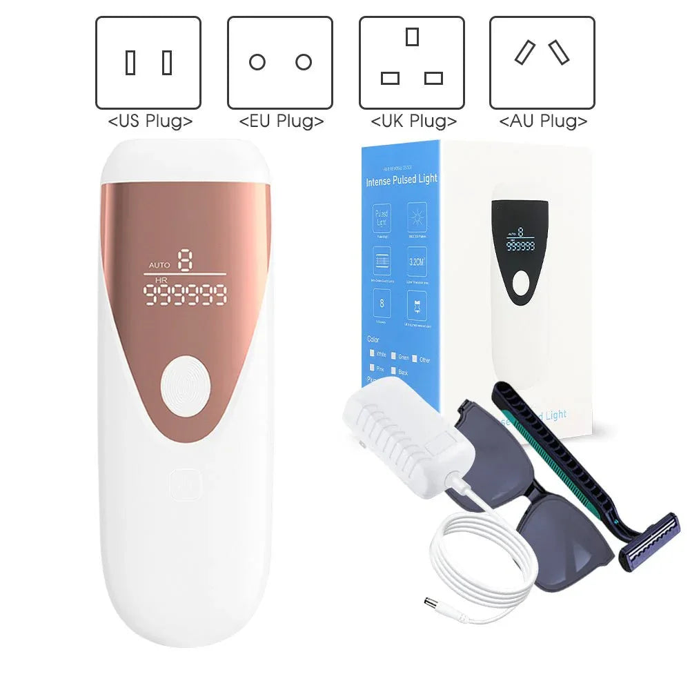 Épilateur IPL avec écran LCD