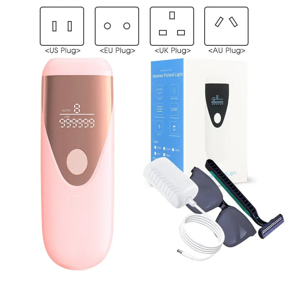 Épilateur IPL avec écran LCD