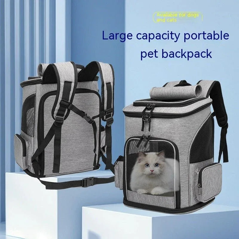 Sac à dos grande capacité pour chien et chat