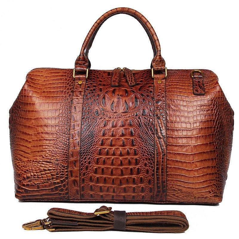 Sac de voyage week-end en cuir pour homme