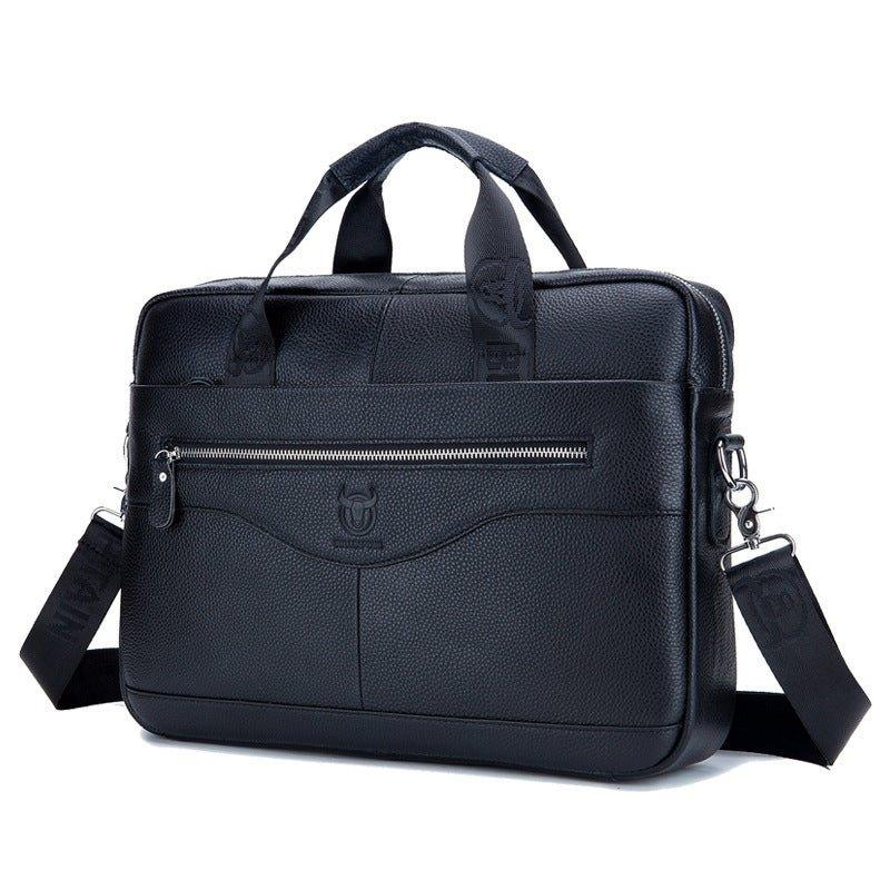Sac à bandoulière en cuir pour ordinateur portable pour homme