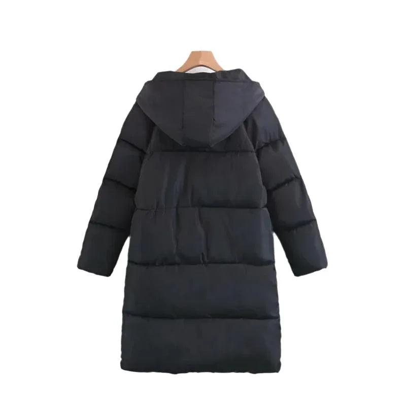 Long Warm Thick Winter Hooded Women's Jackets