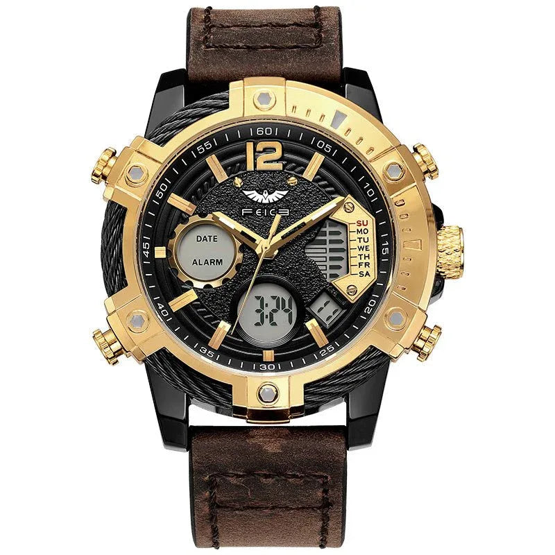 Montre à Quartz Lumineuse Étanche Grand Cadran