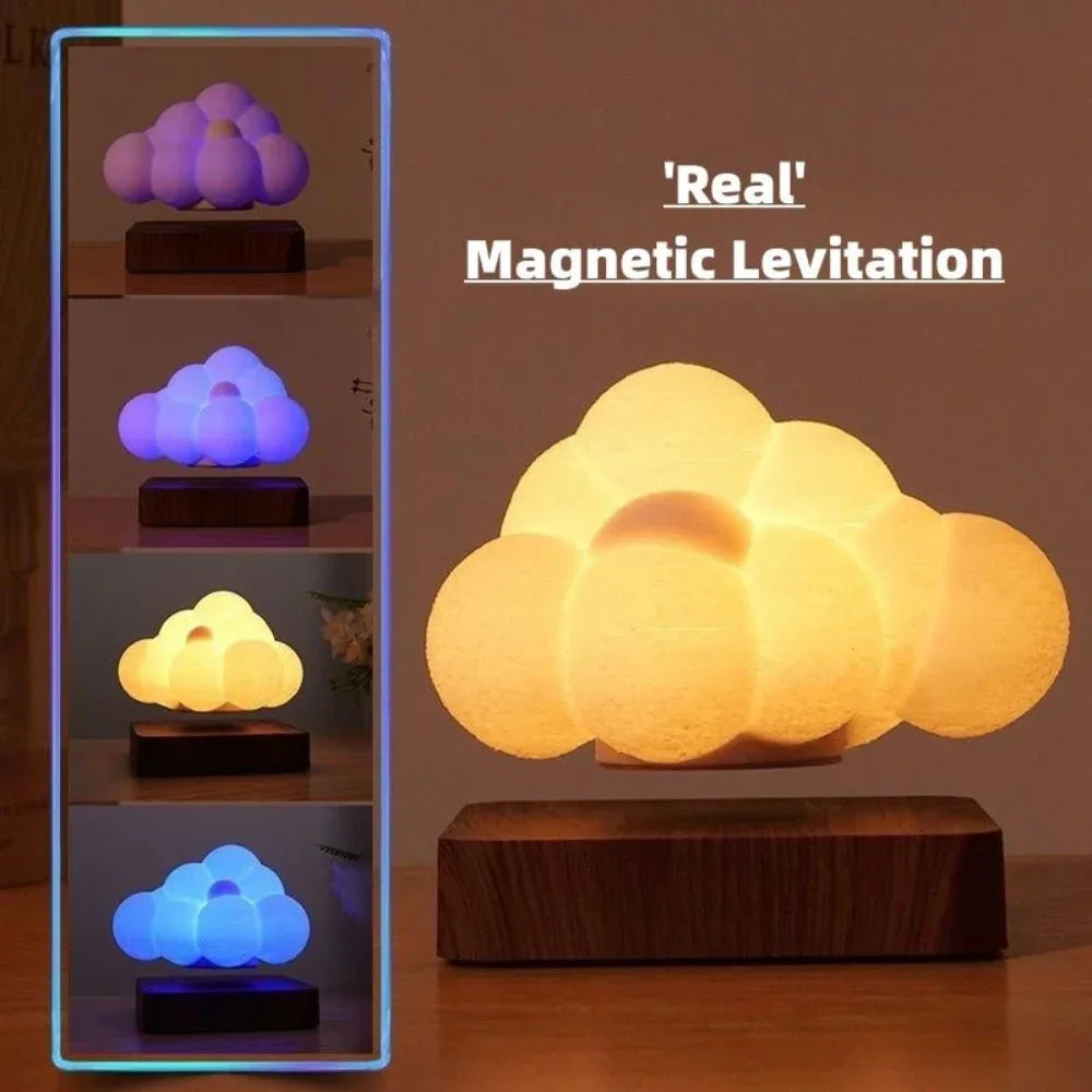Magnetische Levitation Schweben Rotierende Nachtlicht Kreative Wolken Tischlampe