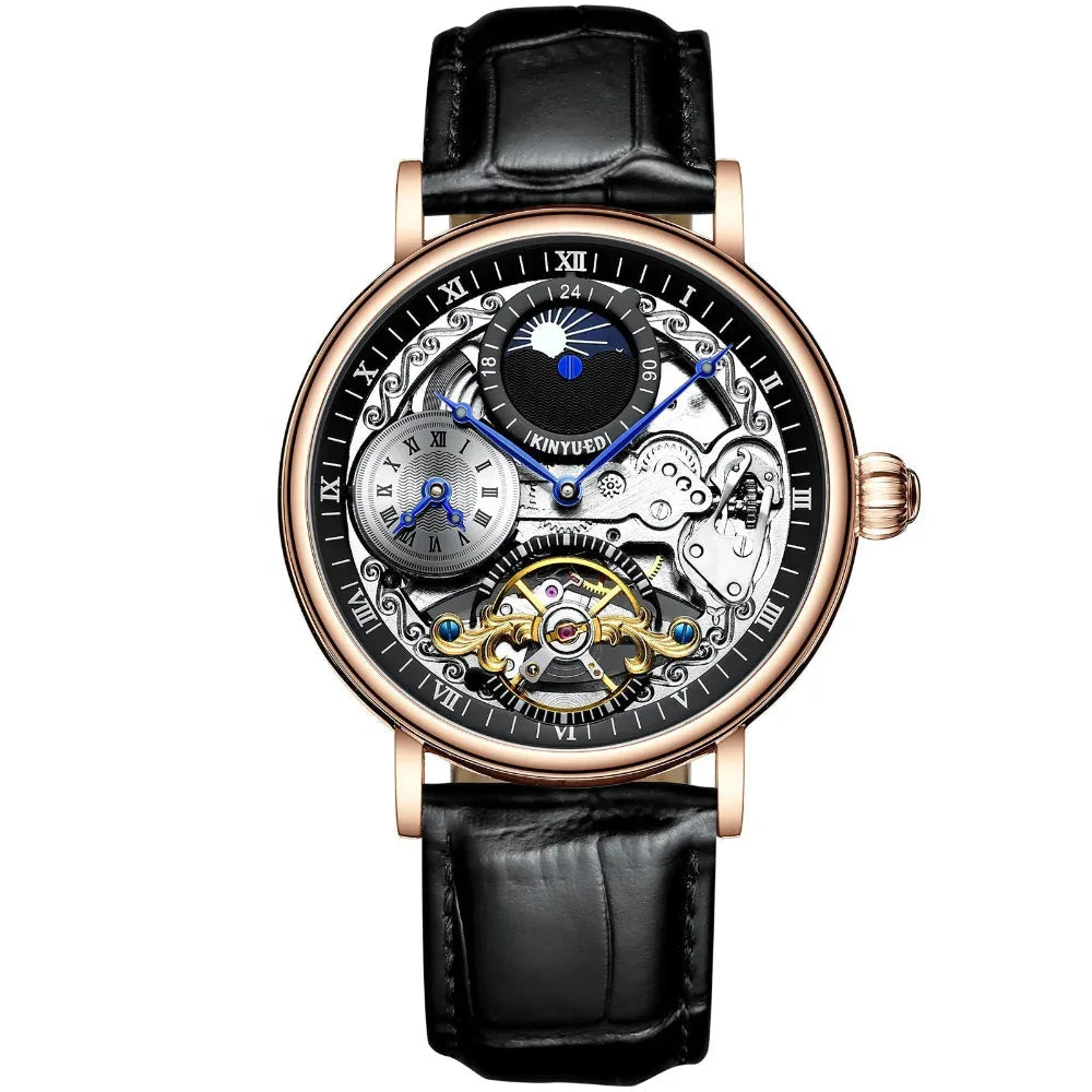 Mechanische wasserdichte Herrenarmbanduhr