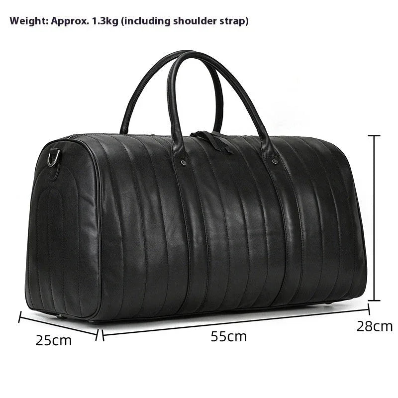 Sac de voyage à bandoulière noir pour hommes
