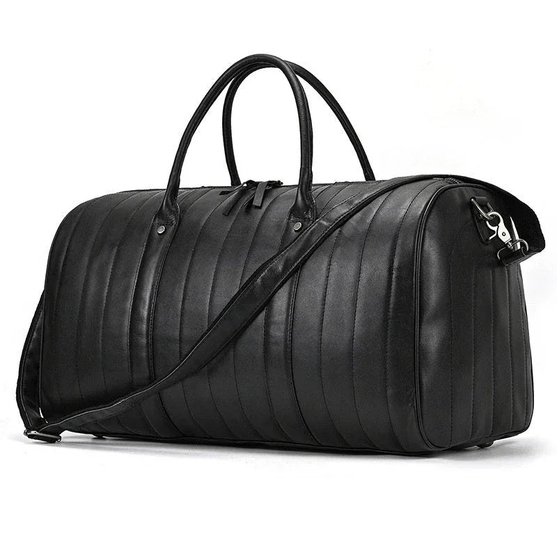 Sac de voyage à bandoulière noir pour hommes