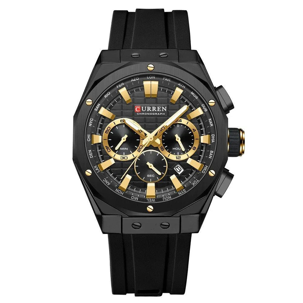 Montre à quartz pour homme, style professionnel