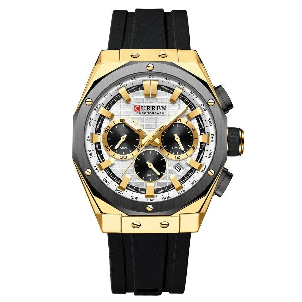 Montre à quartz pour homme, style professionnel