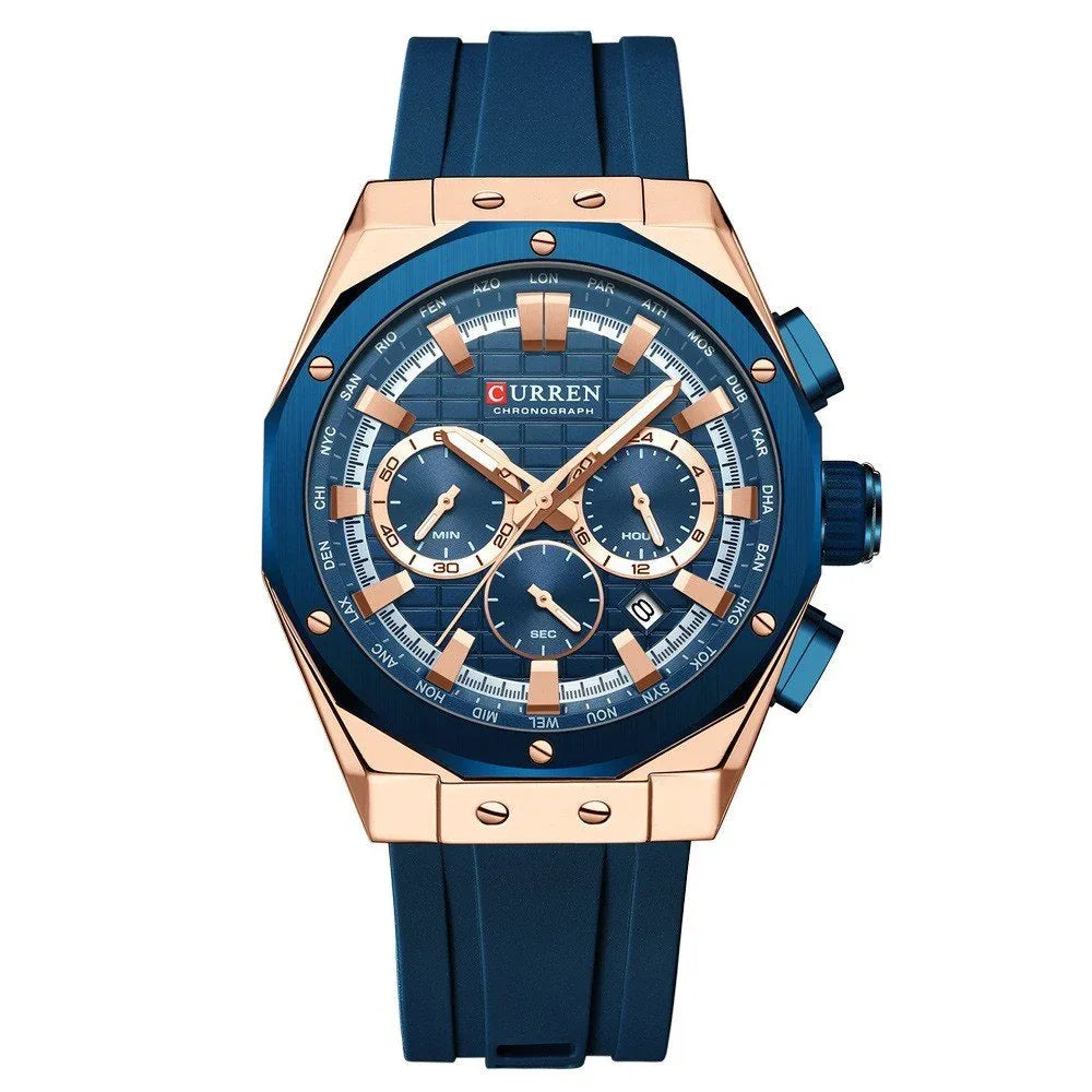 Montre à quartz pour homme, style professionnel
