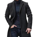 Manteau décontracté, chaud et confortable mi-long pour homme, pour l'hiver et l'automne