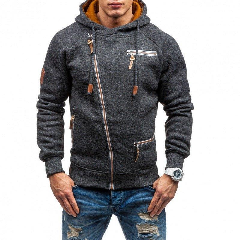 Sweat à capuche décontracté pour homme avec cordon de serrage