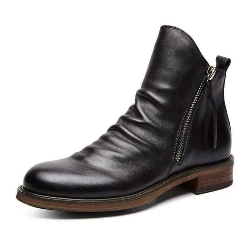 Herren Casual Chelsea Boots aus PU-Leder