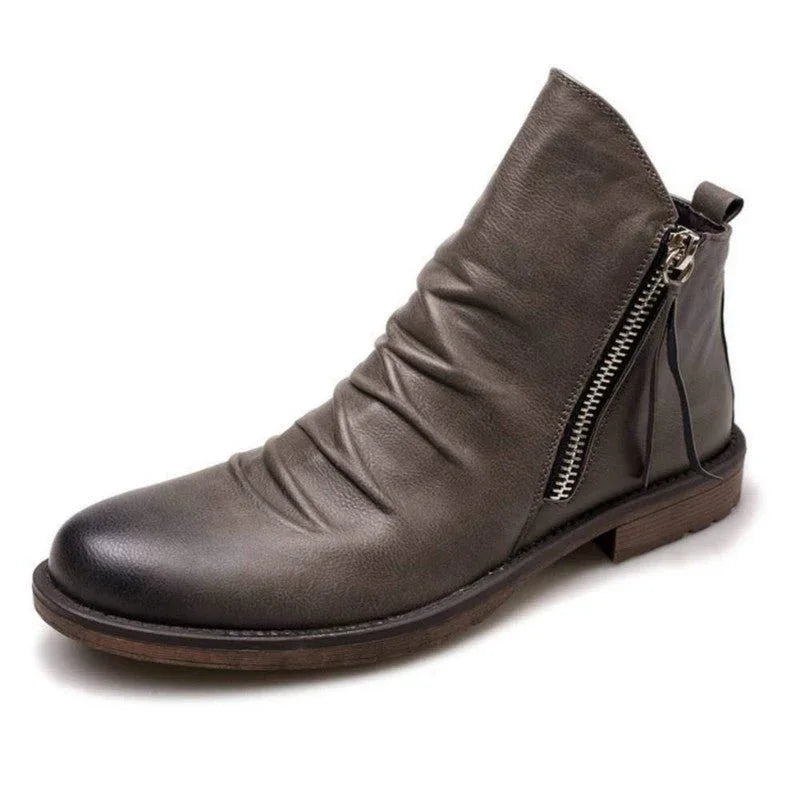 Herren Casual Chelsea Boots aus PU-Leder