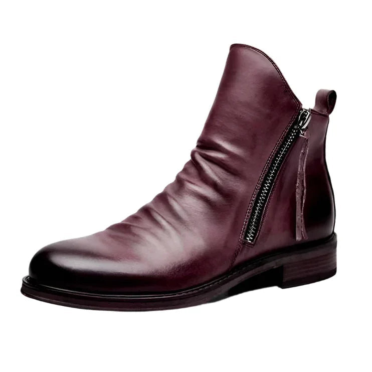 Herren Casual Chelsea Boots aus PU-Leder