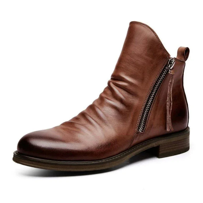 Herren Casual Chelsea Boots aus PU-Leder