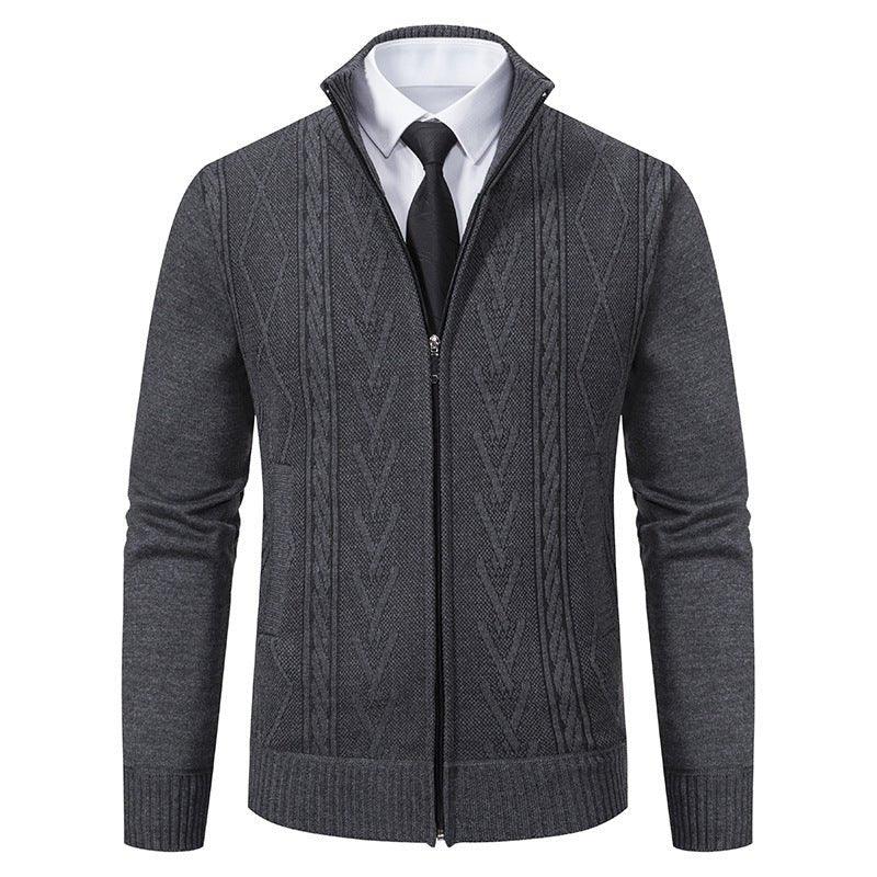 Herren Pullover mit Stehkragen für die Freizeit