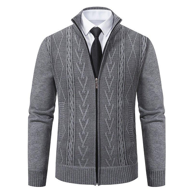 Herren Pullover mit Stehkragen für die Freizeit