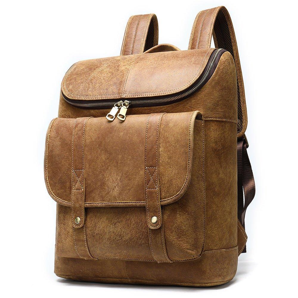 Eleganter Herrenrucksack aus Rindsleder