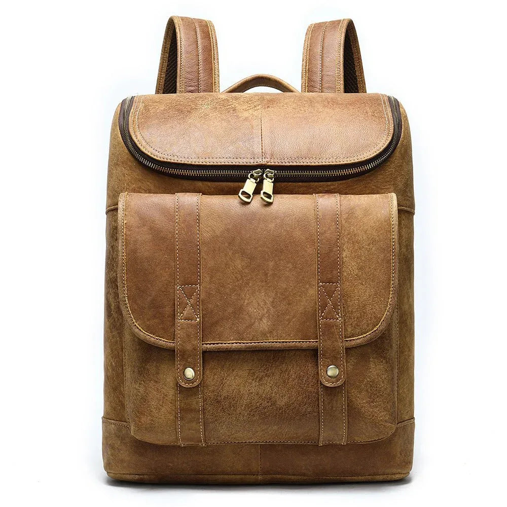 Eleganter Herrenrucksack aus Rindsleder