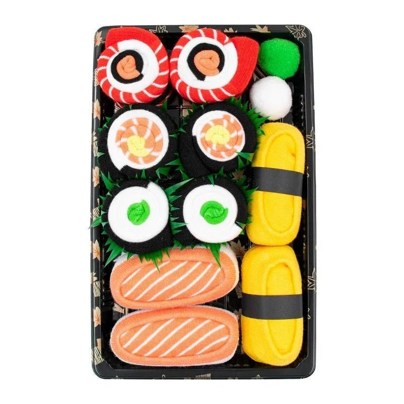 Chaussettes en coton Sushi amusantes et créatives