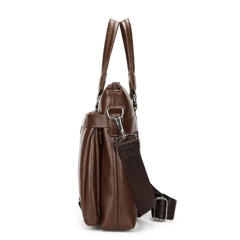 Sac bandoulière porte-documents pour ordinateur portable homme