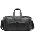 Herren-Reisetasche aus Leder mit abnehmbarem Schultergurt