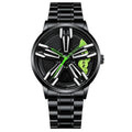 Herren-Lokomotiv-Rad-Uhr