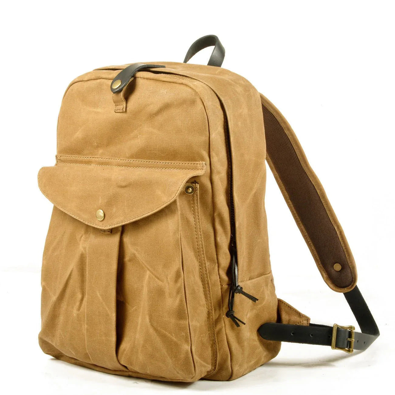 Retro-Outdoor-Leinwandrucksack für Herren mit großem Fassungsvermögen