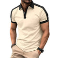 Herren Kurzarm Business Hemden Freizeit Polo-Shirts