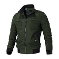 Veste unie à fermeture éclair et poches multiples pour hommes