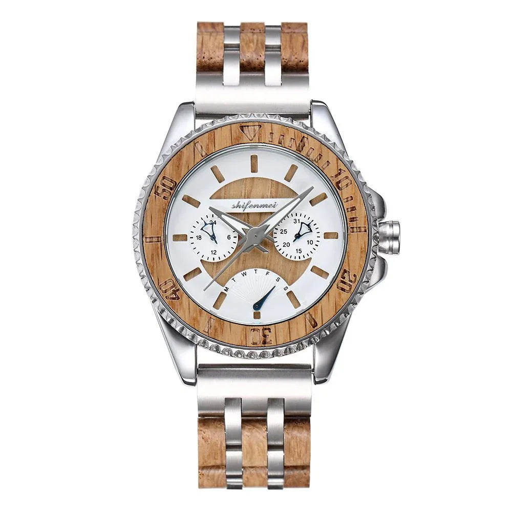 Herren Sport Automatikuhr aus Holz