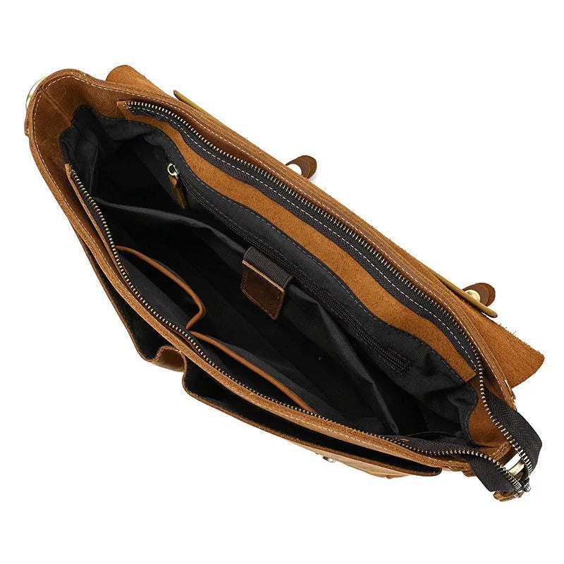 Sacs à bandoulière en cuir de vachette pour hommes