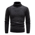 Pull en maille à col roulé, à porter comme sous-vêtement ou en couche extérieure, pour homme