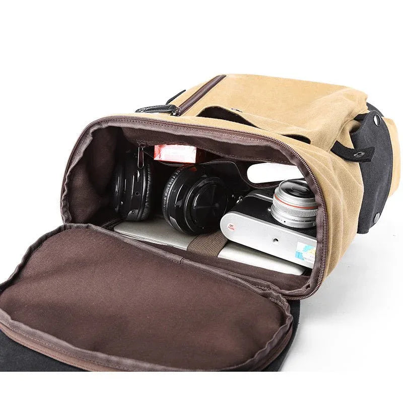 Herren USB Lade Polyester Schul-Arbeits-Rucksack