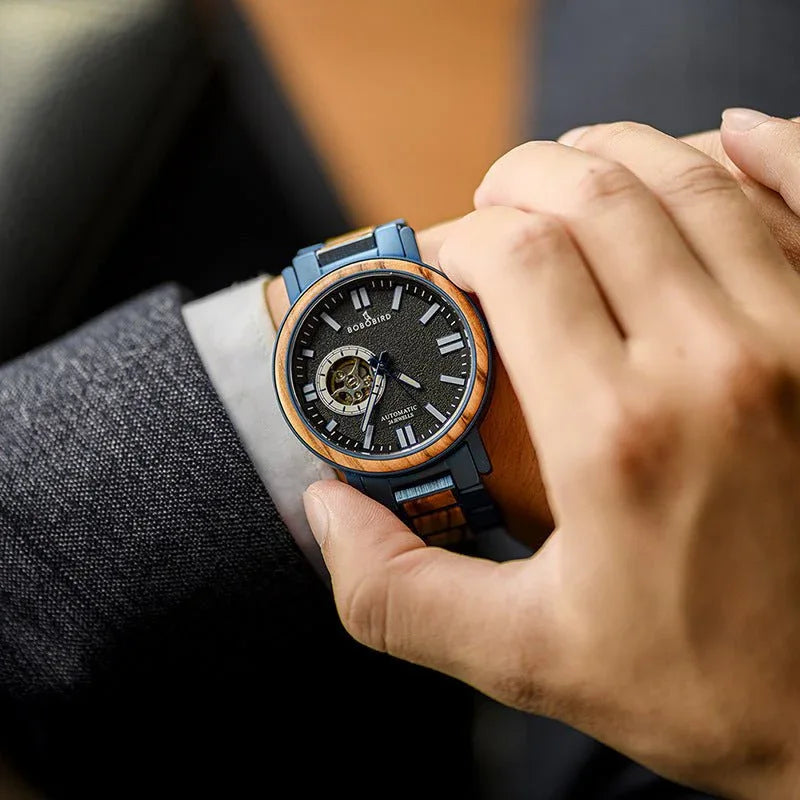 Montre à Quartz en Bois pour Homme