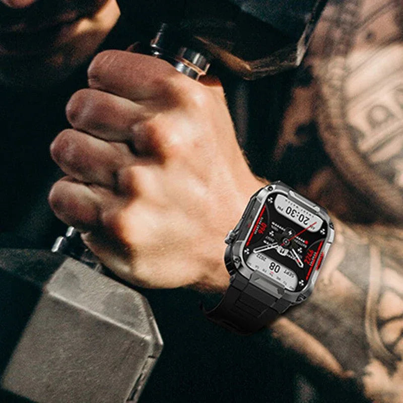 MK66 Bluetooth Smartwatch mit großem 400-mAh-Akku