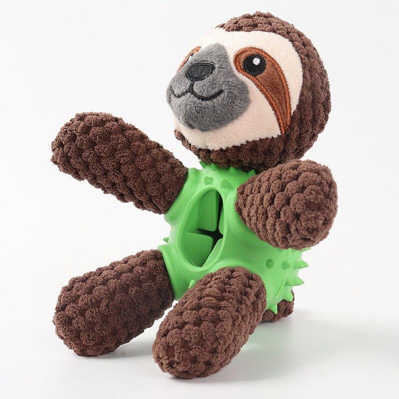 Jouets à mâcher en peluche pour chiens : paresseux, licorne