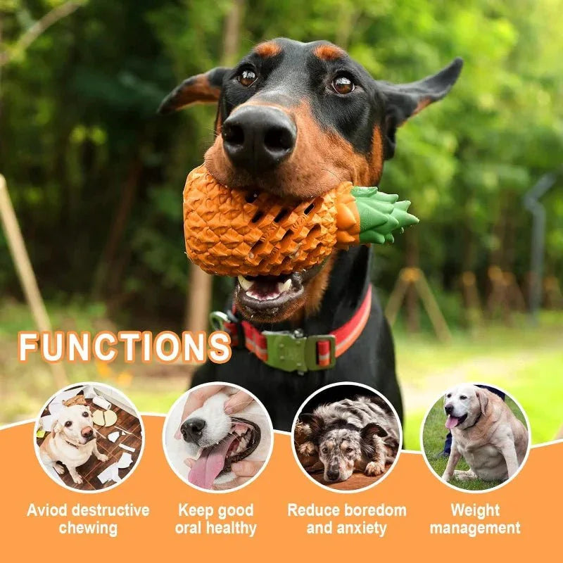 Ananas-Hundekauspielzeug für große und aggressive Hunderassen