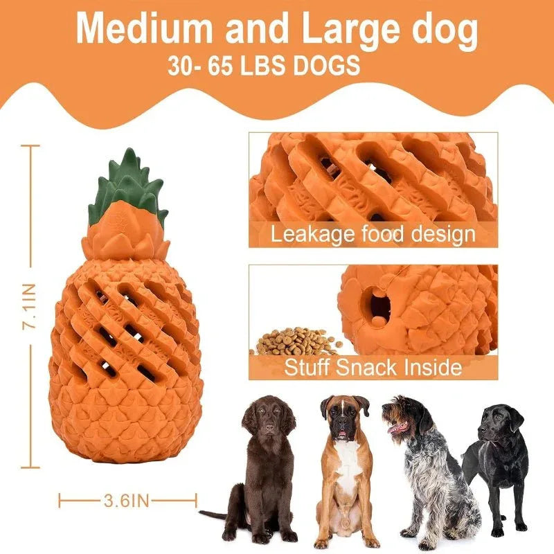 Ananas-Hundekauspielzeug für große und aggressive Hunderassen