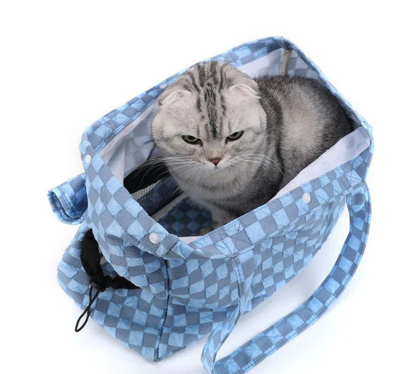 Tragbare atmungsaktive Schultertasche für Katzen und Hunde