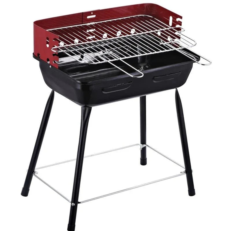 Tragbarer einfacher Outdoor-Grill für Camping und Outdoor-Einsatz