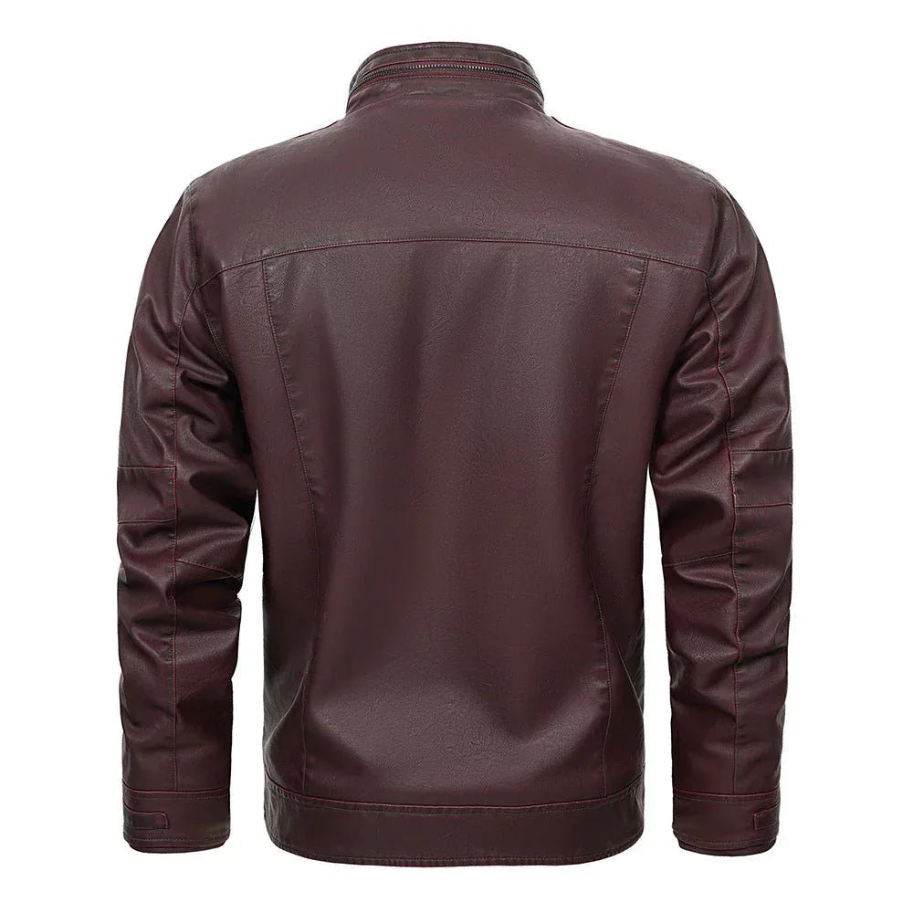 PU-Lederjacke für Herren (Frühling und Herbst)