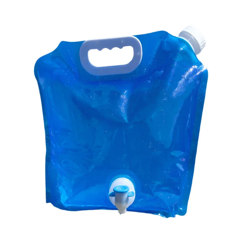 Sacs d'eau pliables portables en PVC pour le camping et la randonnée en extérieur
