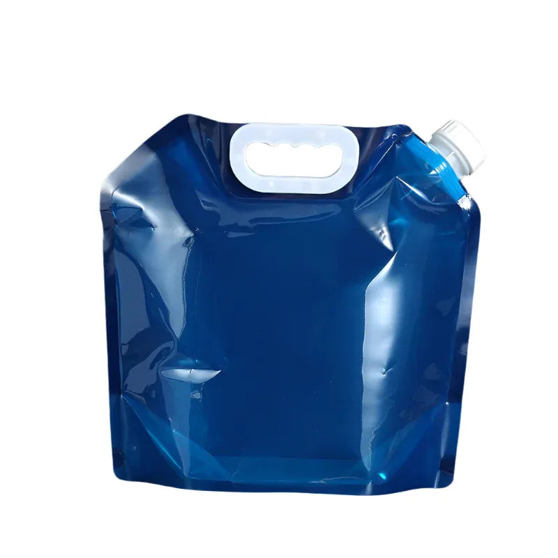 Sacs d'eau pliables portables en PVC pour le camping et la randonnée en extérieur