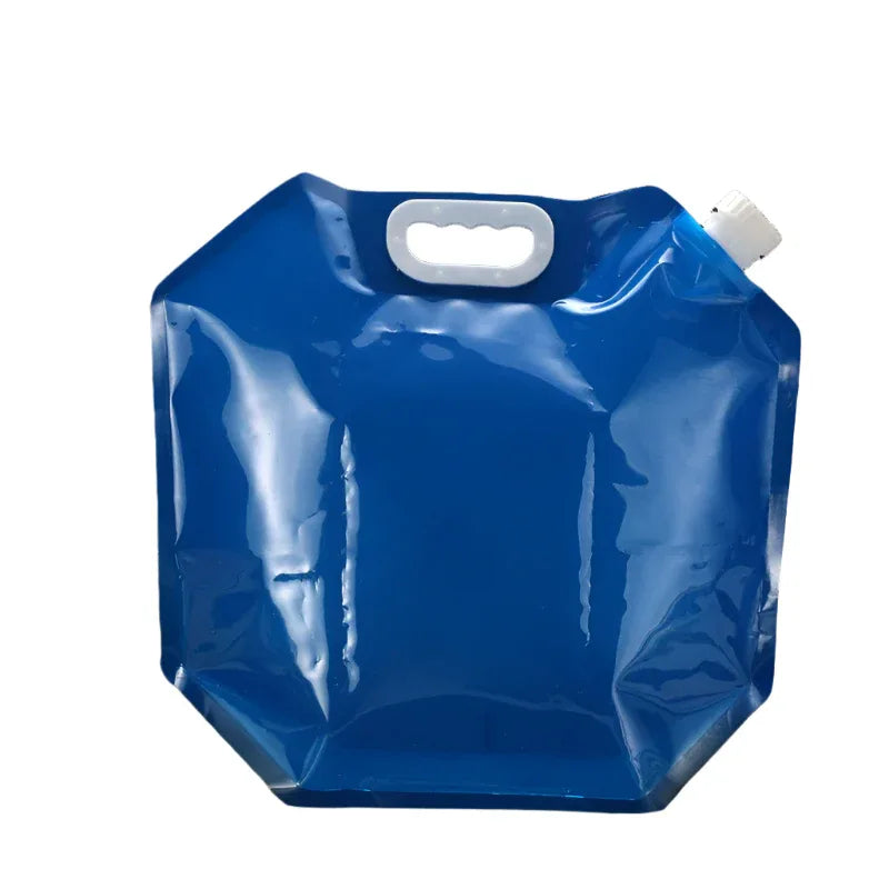 Sacs d'eau pliables portables en PVC pour le camping et la randonnée en extérieur