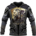 Sweat-shirt imprimé Ragnar Viking Tendance urbaine Hoodie classique