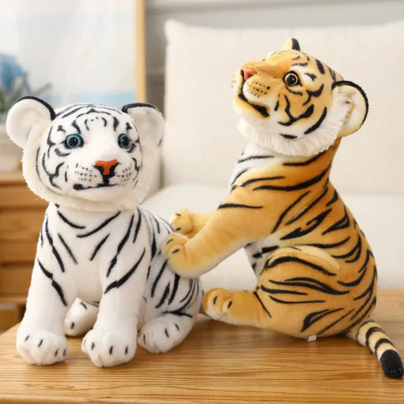 Sitzende Tigerpuppen, Plüschtiere