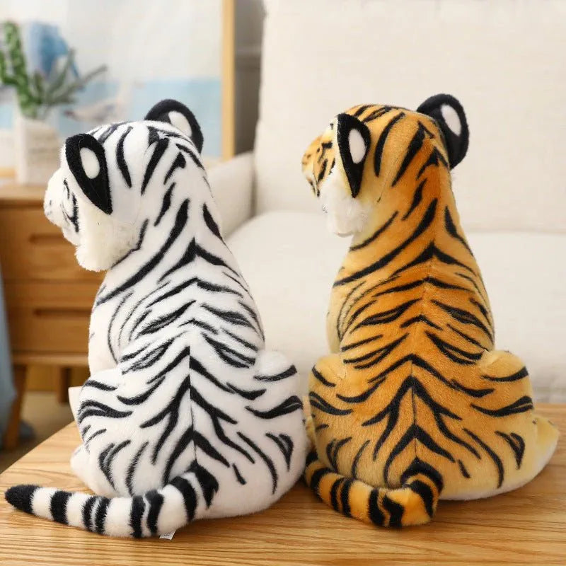 Sitzende Tigerpuppen, Plüschtiere